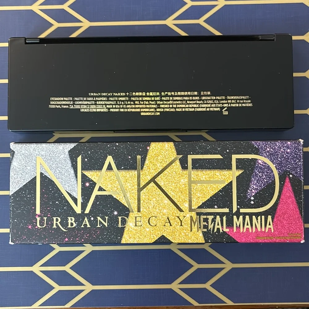 URBAN DECAY Naked Metal Mania Metallic Eyeshadow Palette. Never swatched or used